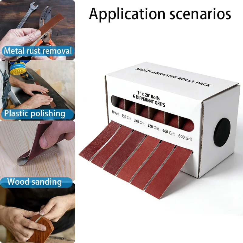 Abrasive Tool Sandpaper Roll 6 Meter Sanding Paper Emery Cloth Roll Grit 80 150 240 320 400 600 Polishing Bel Grinding sandpape
Abrasive Tool Sandpaper Roll 6 Meter Sanding Paper Emery Cloth Roll Grit 80 150 240 320 400 600 Polishing Bel Grinding sandpape