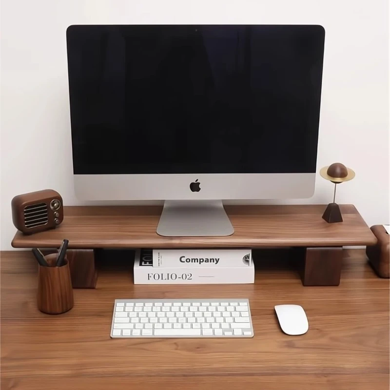 Recommend Black Walnut Color Computer Monitor Elevated Shelf Office Desktop Rack Rubber Wood Base Protects Cervical Vertebra
Recommend Black Walnut Color Computer Monitor Elevated Shelf Office Desktop Rack Rubber Wood Base Protects Cervical Vertebra