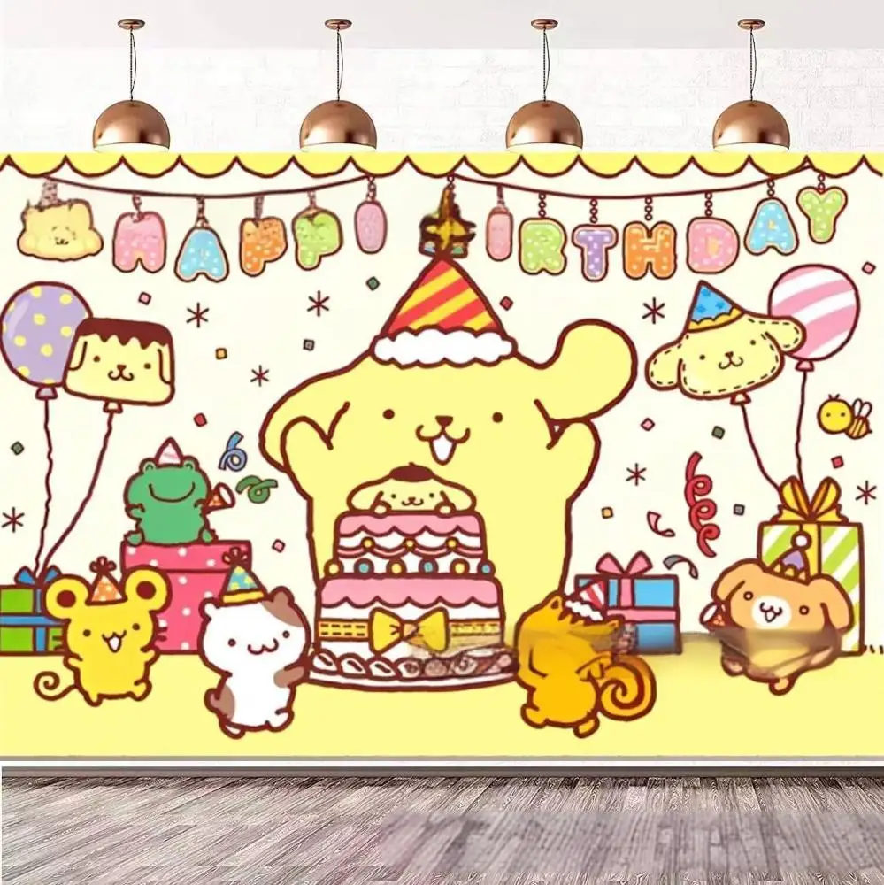Pudding Dog Birthday Party Decoration, Family Party, Cartoon Animation, Decorative Background Cloth
Pudding Dog Birthday Party Decoration, Family Party, Cartoon Animation, Decorative Background Cloth