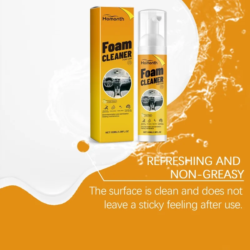 Пенный очиститель для обивки кожи: Ревитализатор для ухода за автомобилем с защитой от полировки и пятен
Пенный очиститель для обивки кожи: Ревитализатор для ухода за автомобилем с защитой от полировки и пятен