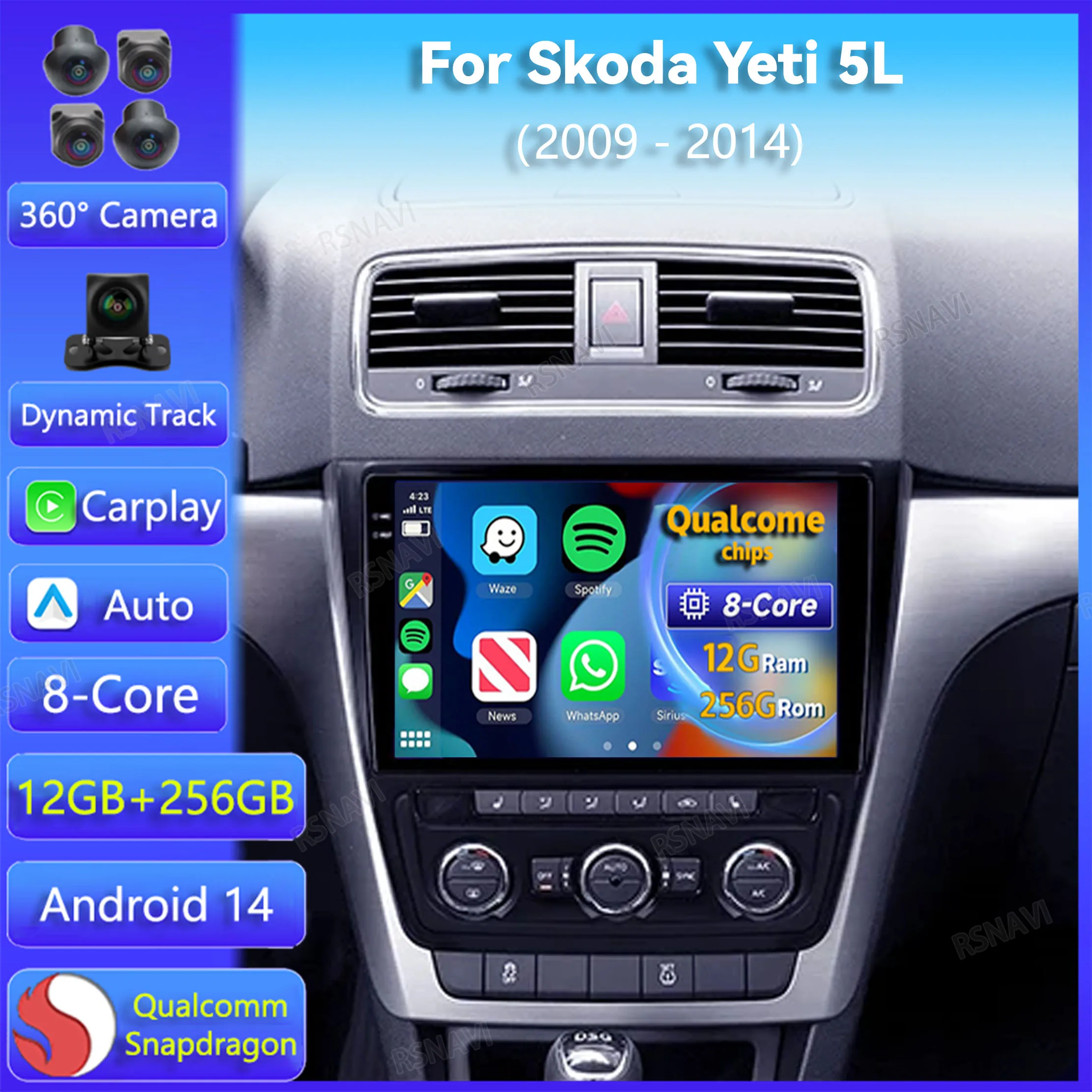 Android 14 Carplay Auto For Skoda Yeti 5L 2009 2010 - 2014 Car Radio Navigation Head Unit DSP Video GPS Player 2K Screen Stereo
Android 14 Carplay Auto For Skoda Yeti 5L 2009 2010 - 2014 Car Radio Navigation Head Unit DSP Video GPS Player 2K Screen Stereo