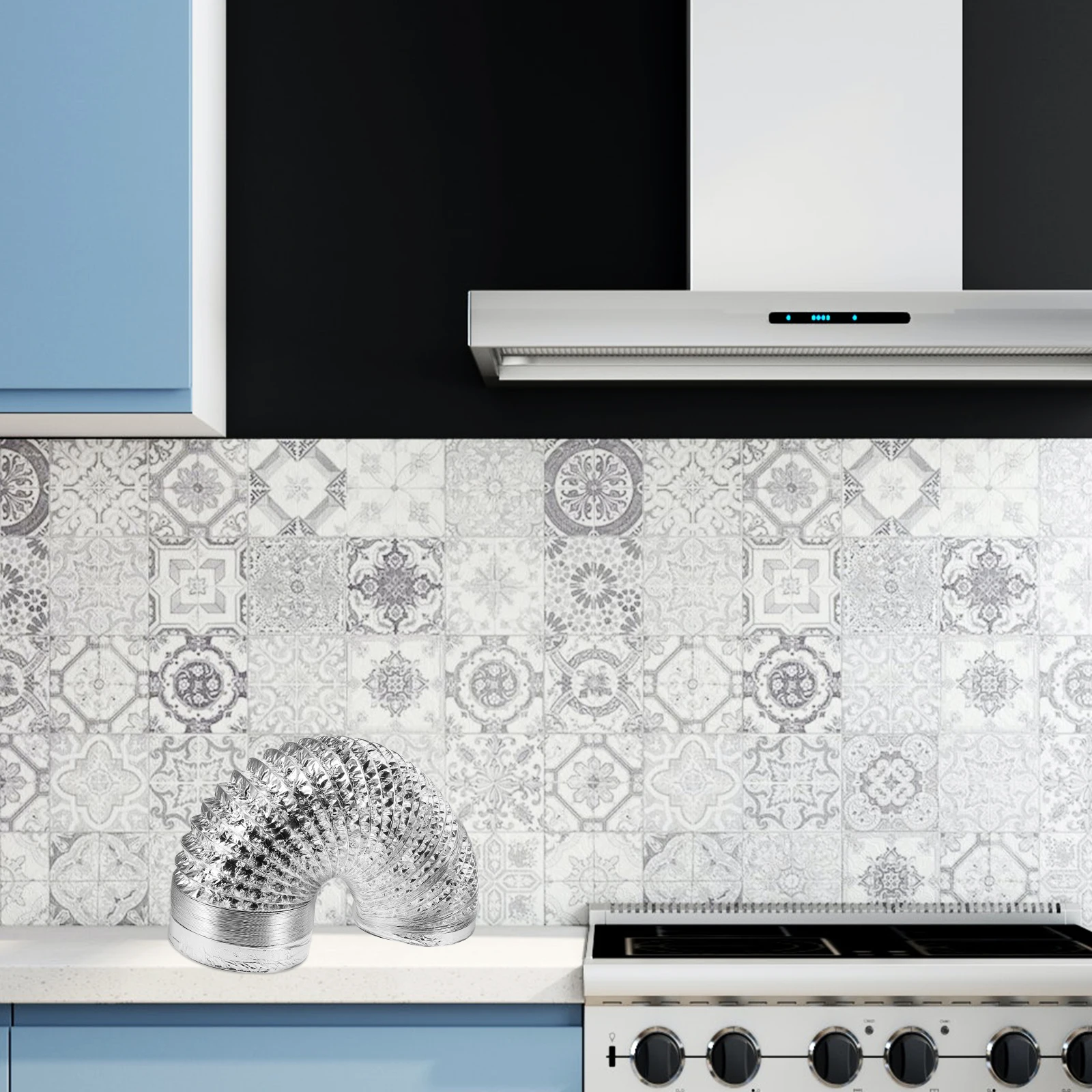 Range Hood Vent Hose Flexible Chimney Flues Metal Stove Exhaust Pipe Extension Home Kitchen Bathrooms Greenhouses RVs
Range Hood Vent Hose Flexible Chimney Flues Metal Stove Exhaust Pipe Extension Home Kitchen Bathrooms Greenhouses RVs