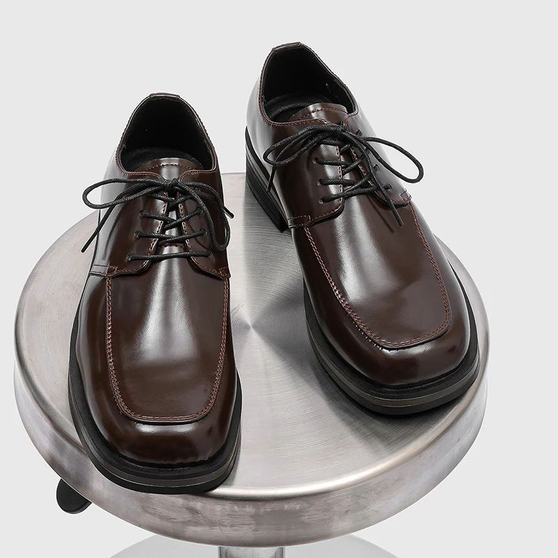 Luxury designer Men's casual leather shoes style Party or business Groom's wedding Suit derby shoes Plus size lace up New
Luxury designer Men's casual leather shoes style Party or business Groom's wedding Suit derby shoes Plus size lace up New