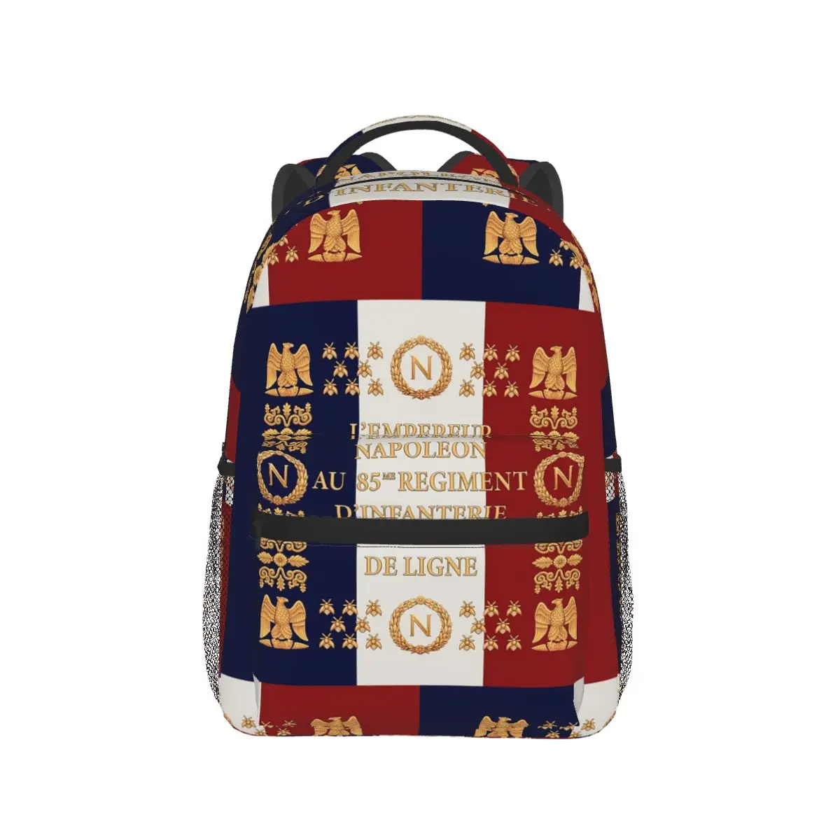 Наполеонский французский рюкзак с 85-й полковым флагом, Лидер продаж, рюкзак большой емкости, детская сумка для книг, школьная сумка, сумки на плечо для мужчин и женщин
Наполеонский французский рюкзак с 85-й полковым флагом, Лидер продаж, рюкзак большой емкости, детская сумка для книг, школьная сумка, сумки на плечо для мужчин и женщин