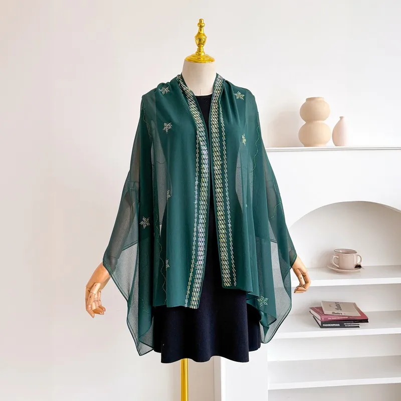 Hot Sale New Pearl Chiffon Long Towel Premium Boutique Line Star Hot Diamond Daily Commuter Hui Gauze African Baotou
Hot Sale New Pearl Chiffon Long Towel Premium Boutique Line Star Hot Diamond Daily Commuter Hui Gauze African Baotou