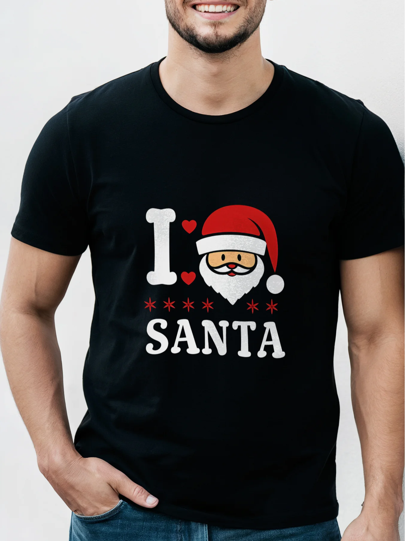 1 шт. Мужская повседневная футболка с круглым вырезом и принтом Санта-Клауса с Рождеством, футболка с короткими рукавами из 100% хлопка и легкой стрейч, летняя одежда
1 шт. Мужская повседневная футболка с круглым вырезом и принтом Санта-Клауса с Рождеством, футболка с короткими рукавами из 100% хлопка и легкой стрейч, летняя одежда