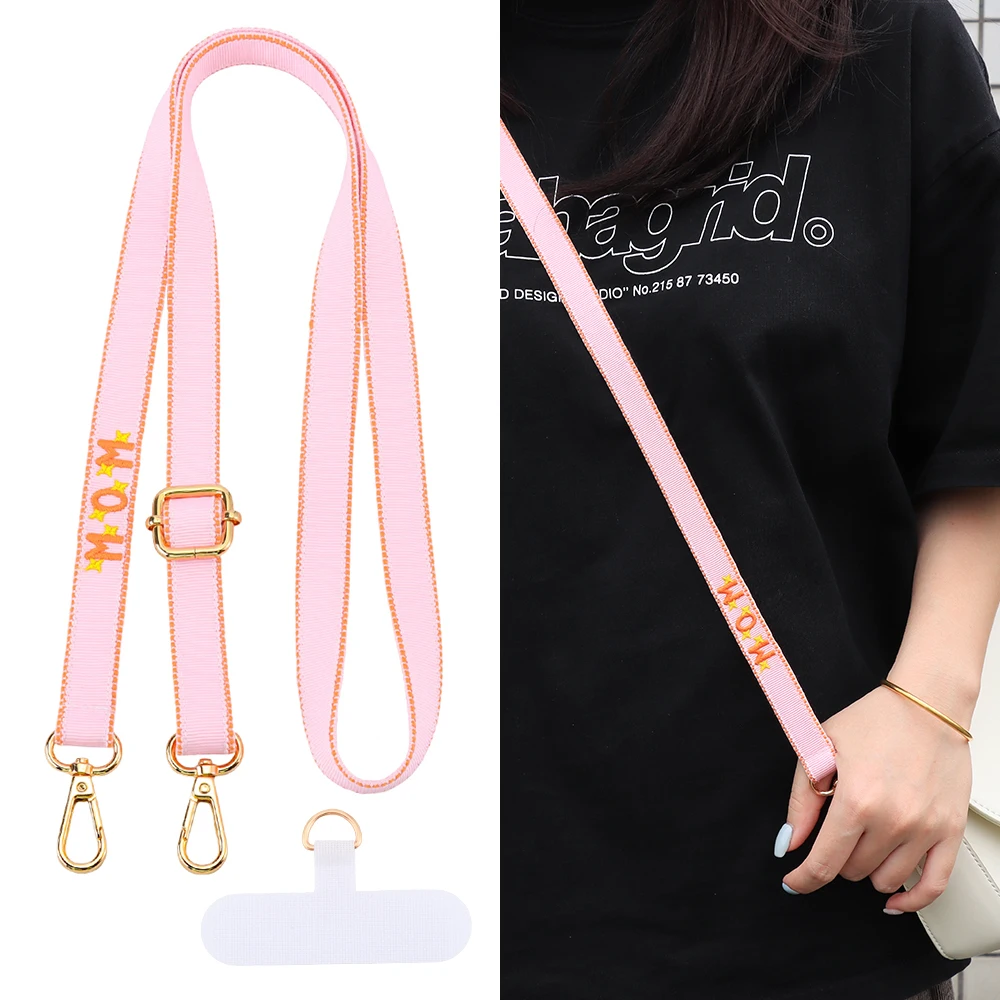 Adjustable Lettering Shoulder Bag Strap Personalized Mother's Day Embroidery Bag Strap | Mobile Phone Lanyard
Adjustable Lettering Shoulder Bag Strap Personalized Mother's Day Embroidery Bag Strap | Mobile Phone Lanyard