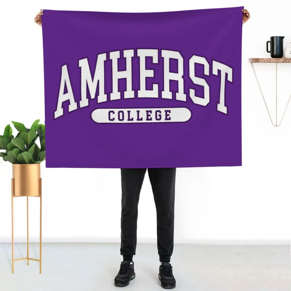 amherst - college font curved Throw Blanket Reusable Durable Soft Blanket for All Seasons
amherst - college font curved Throw Blanket Reusable Durable Soft Blanket for All Seasons