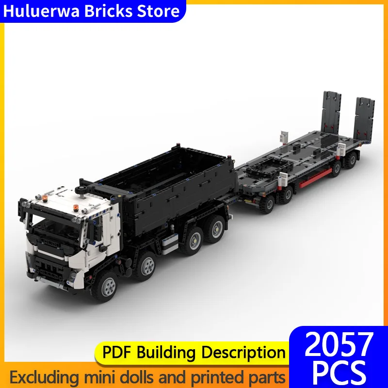 Speed Hypercar Model MOC Building Bricks FMX Transport Truck And Trailer Modular Technology Gifts Holiday Assemble Children Toys
Speed Hypercar Model MOC Building Bricks FMX Transport Truck And Trailer Modular Technology Gifts Holiday Assemble Children Toys