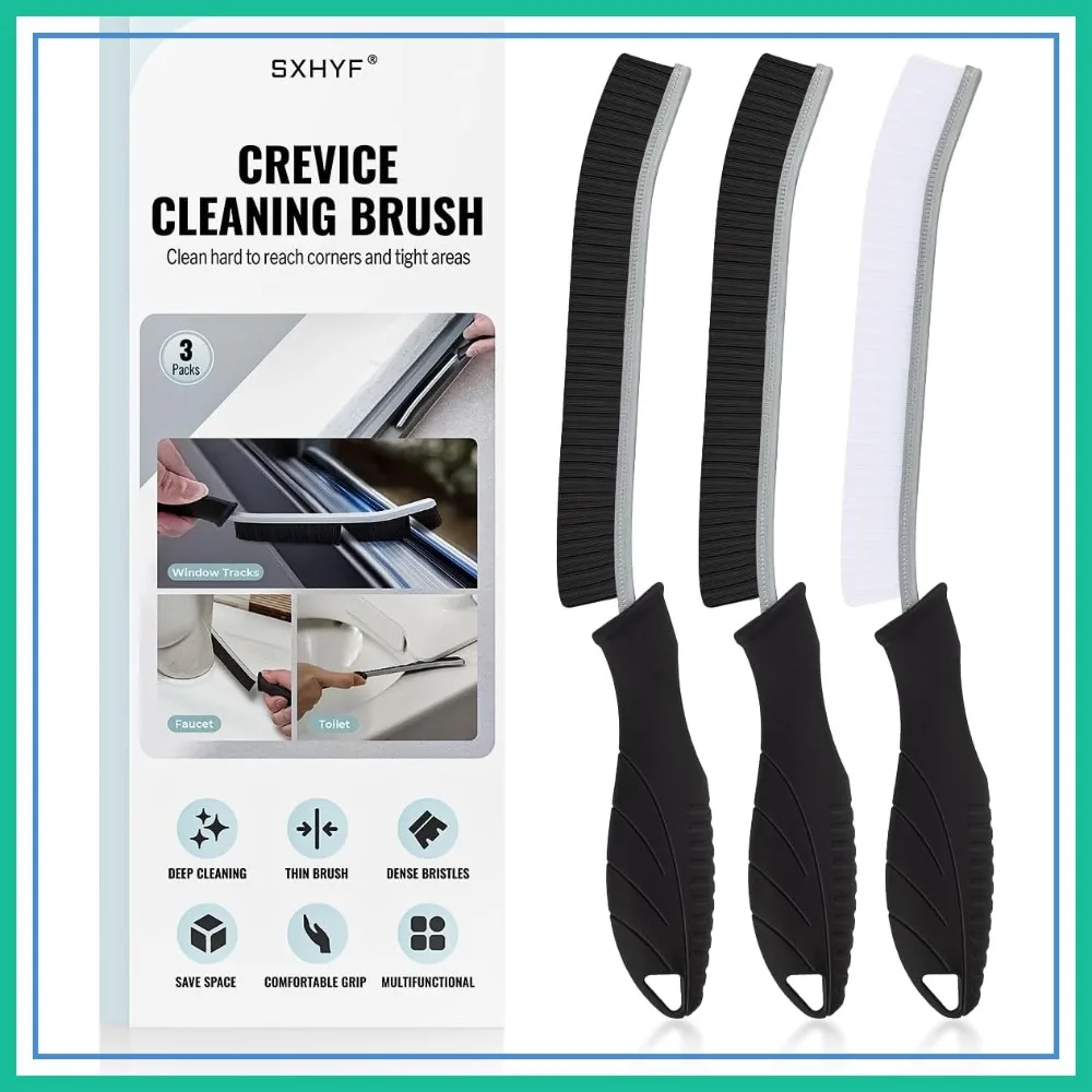 Crevice Cleaning Brush - Grout Scrub, Gap Cleaner, Hard Bristle for Bathroom & Home Essentials
Crevice Cleaning Brush - Grout Scrub, Gap Cleaner, Hard Bristle for Bathroom & Home Essentials