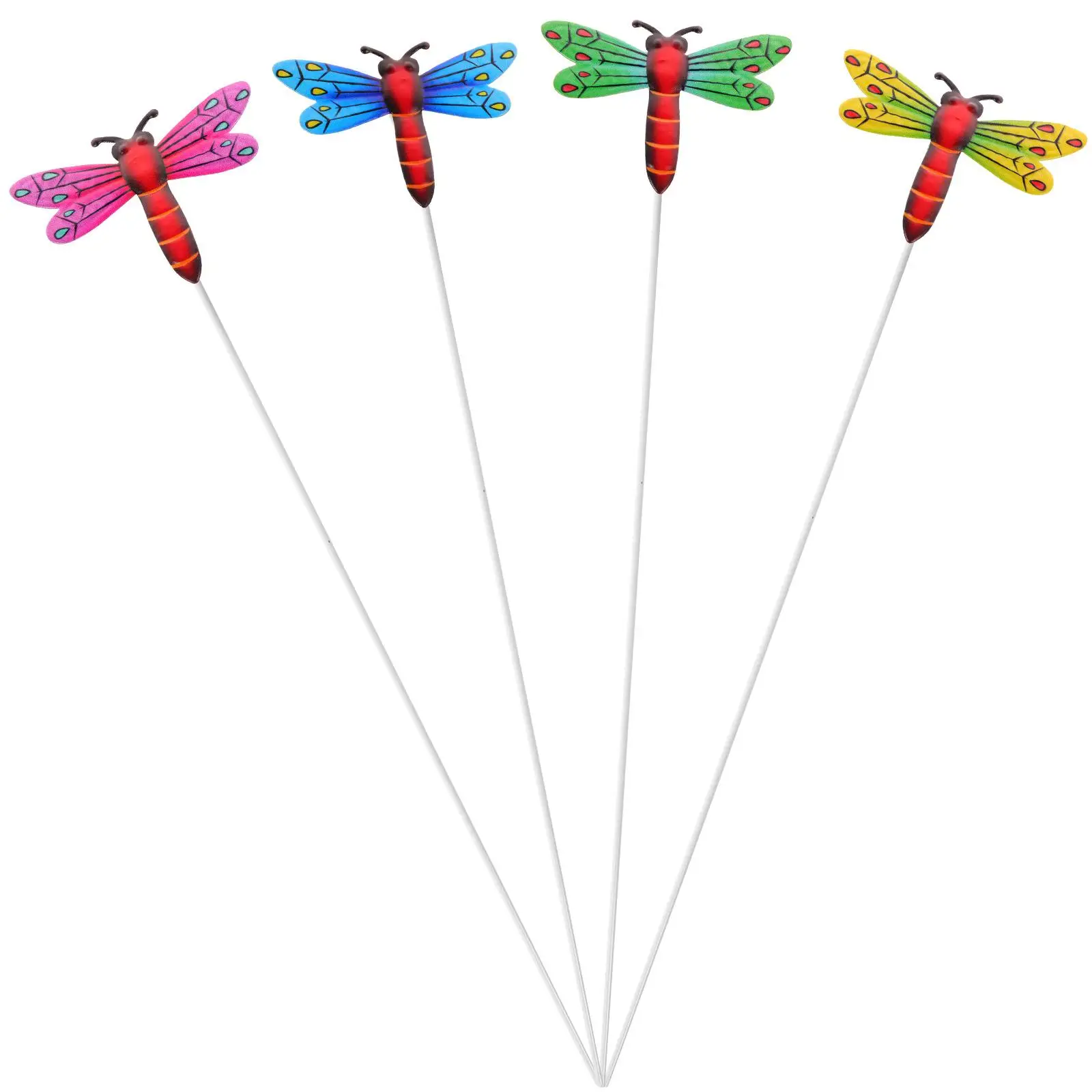 4 Pcs Iron Garden Dragonfly Stakes Decorative Sculptures Yard Art Metal naments Lawn Green Pink Durable
4 Pcs Iron Garden Dragonfly Stakes Decorative Sculptures Yard Art Metal naments Lawn Green Pink Durable
