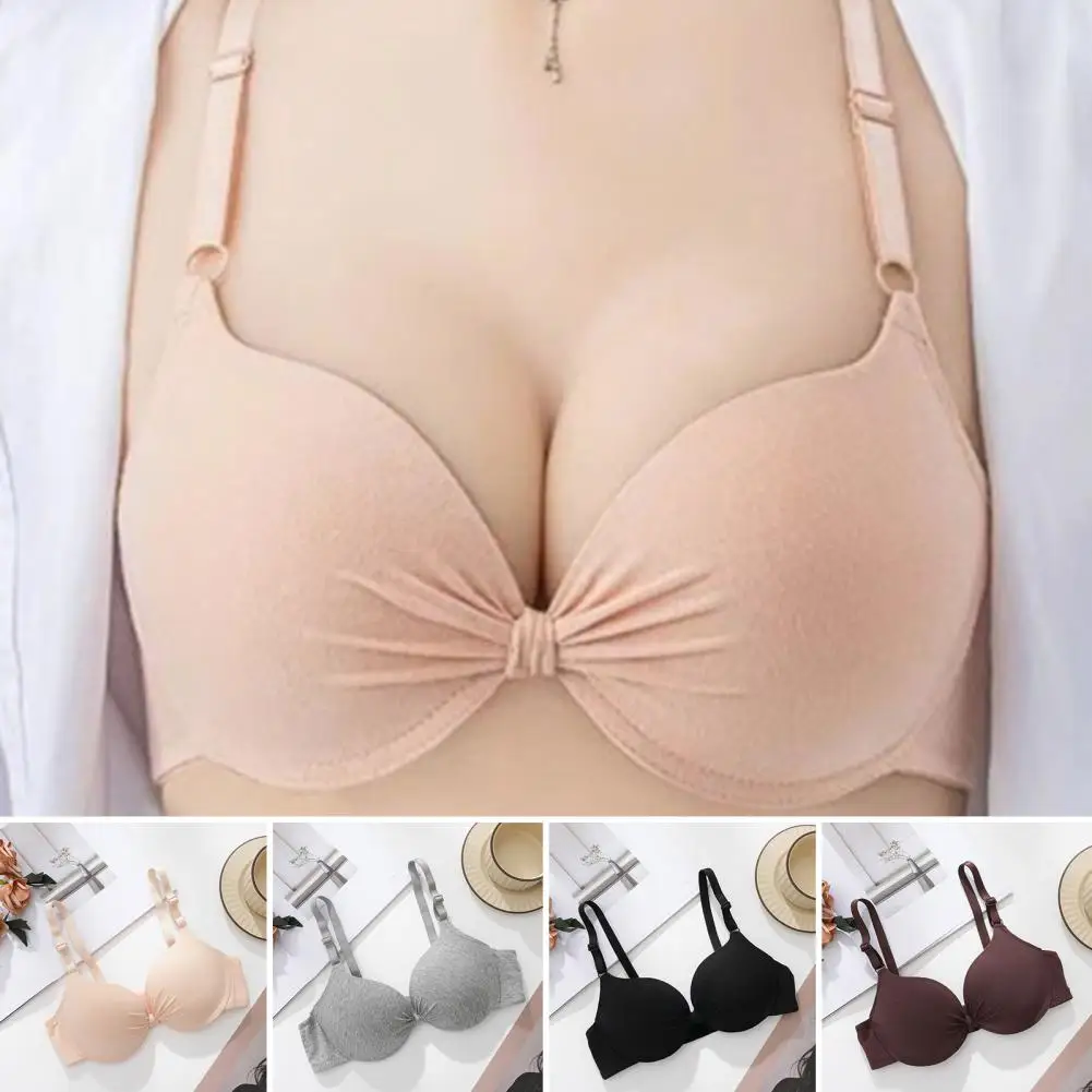 Push-up Bra Plush Bra with Adjustable Straps Steel Wire Support for Daily Comfort Sport Activities Fuller Breasts Bra
Push-up Bra Plush Bra with Adjustable Straps Steel Wire Support for Daily Comfort Sport Activities Fuller Breasts Bra