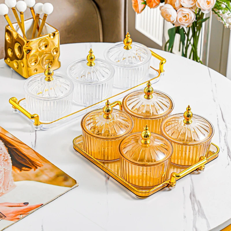 Covered Divided Nordic Plate: Light-Luxury for KTV Snacks, Fruits, Nuts, Melon Seeds & Candies
Covered Divided Nordic Plate: Light-Luxury for KTV Snacks, Fruits, Nuts, Melon Seeds & Candies