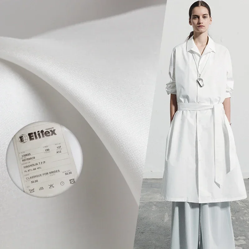 Redraspberry Italy 30momme White Silk Blends Fabrics Gamrnet Materials Women Windcoat Sewing Cloth Tailor Textile Freeshipping
Redraspberry Italy 30momme White Silk Blends Fabrics Gamrnet Materials Women Windcoat Sewing Cloth Tailor Textile Freeshipping