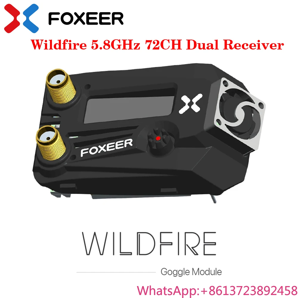 FOXEER Wildfire 5.8GHz 72CH Dual Receiver OLED Screen Support OSD Firmware Update 5-16V for Fatshark RC FPV Goggles DIY Parts
FOXEER Wildfire 5.8GHz 72CH Dual Receiver OLED Screen Support OSD Firmware Update 5-16V for Fatshark RC FPV Goggles DIY Parts