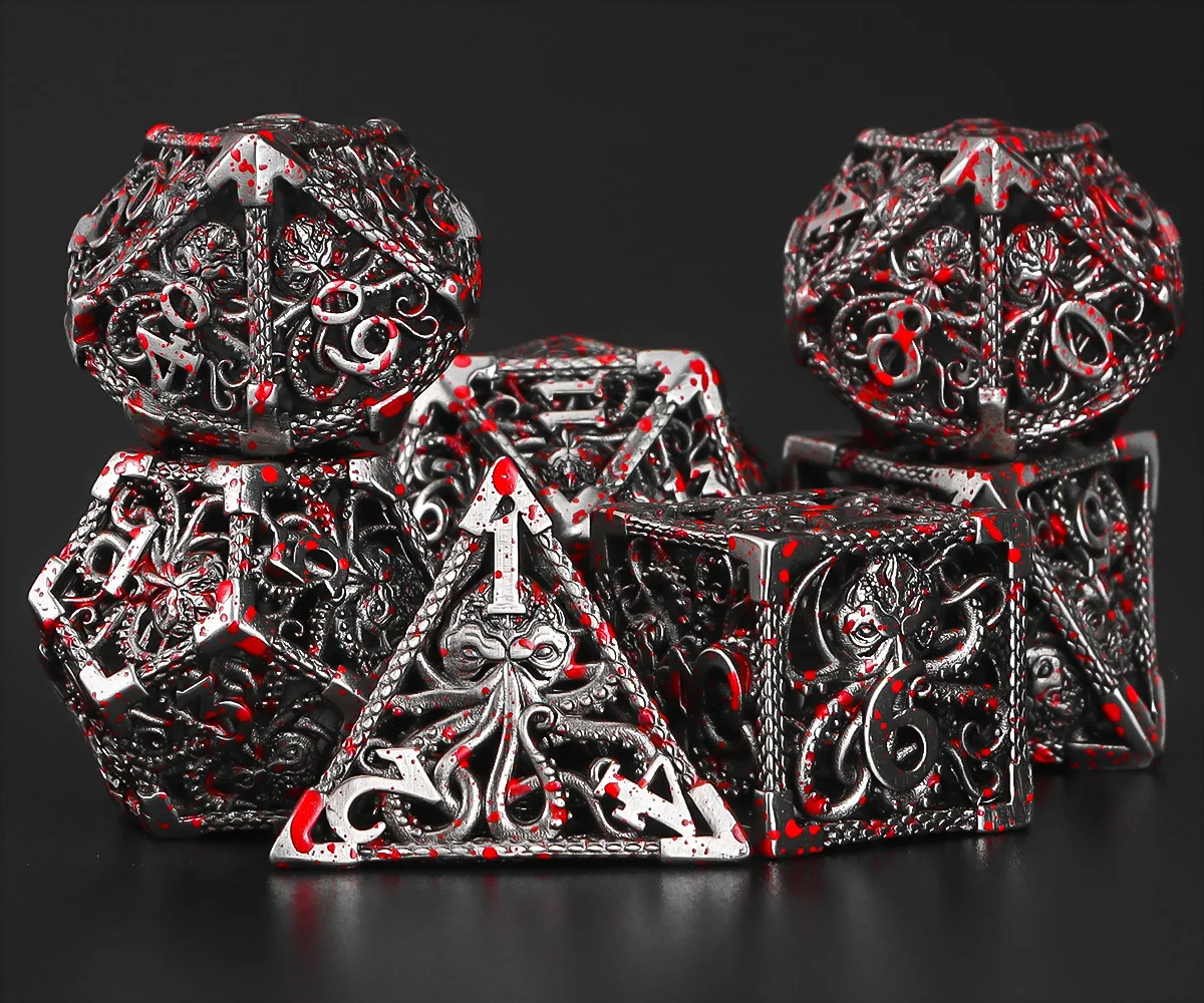 Metal DND Dice Set for Board Game, Polyhedral Metal Dice, Dungeons and Dragons
Metal DND Dice Set for Board Game, Polyhedral Metal Dice, Dungeons and Dragons