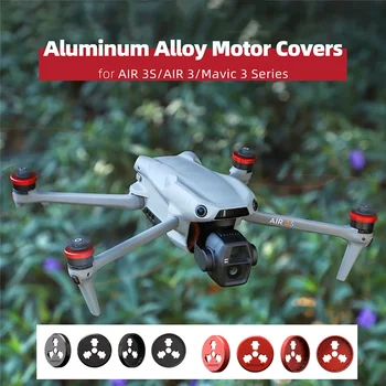 Aluminum Alloy Motor Cover Engine Cap Fit for DJI AIR 3S/AIR 3/Mavic 3 PRO/Mavic 3/3Classic Drone Dustproof Engine Cap 4pcs 6g