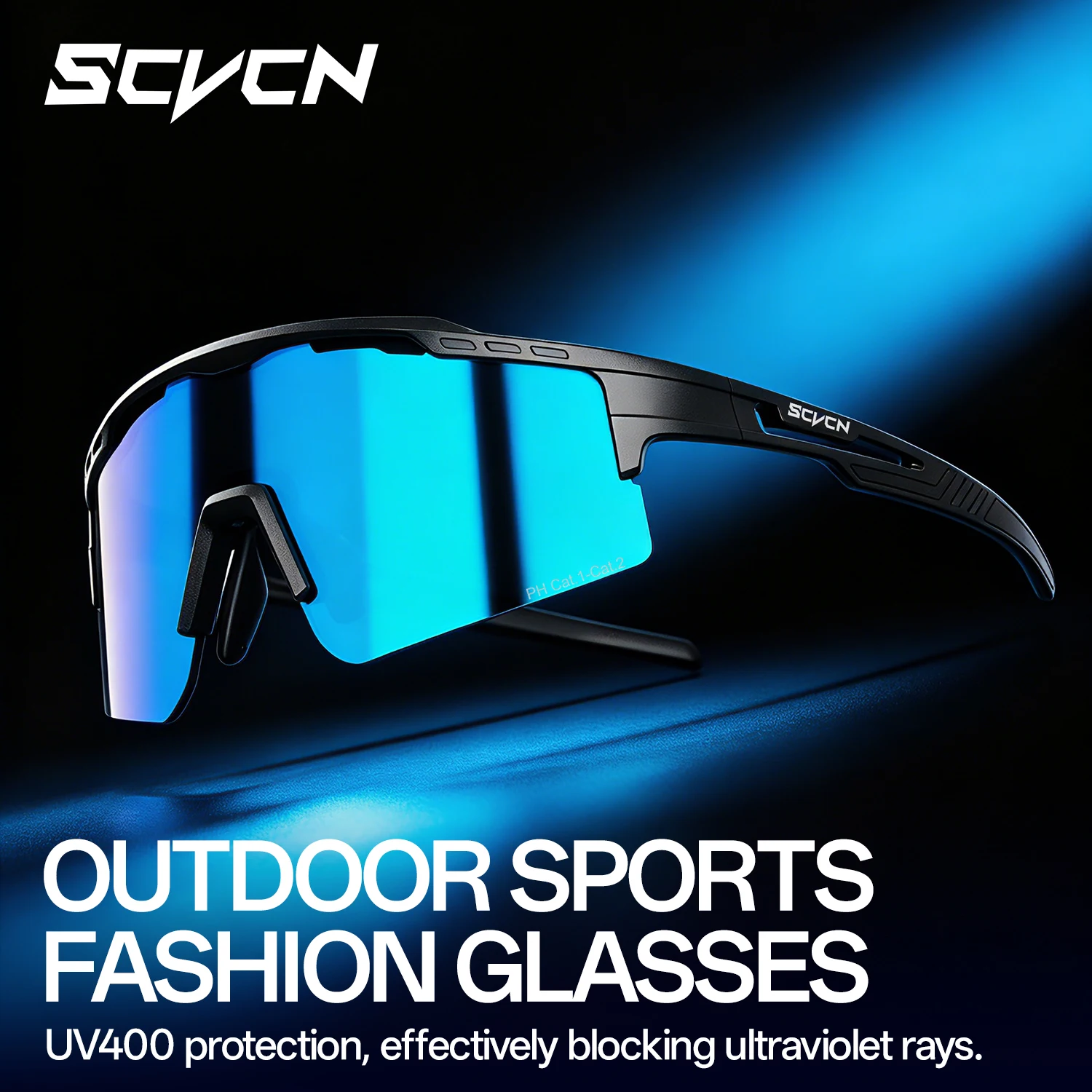 Scvcn UV400 Photochromic Cycling Sunglasses Coverage Outdoor Sports Trendy Design Perfect for Biking and Outdoor Activities
Scvcn UV400 Photochromic Cycling Sunglasses Coverage Outdoor Sports Trendy Design Perfect for Biking and Outdoor Activities