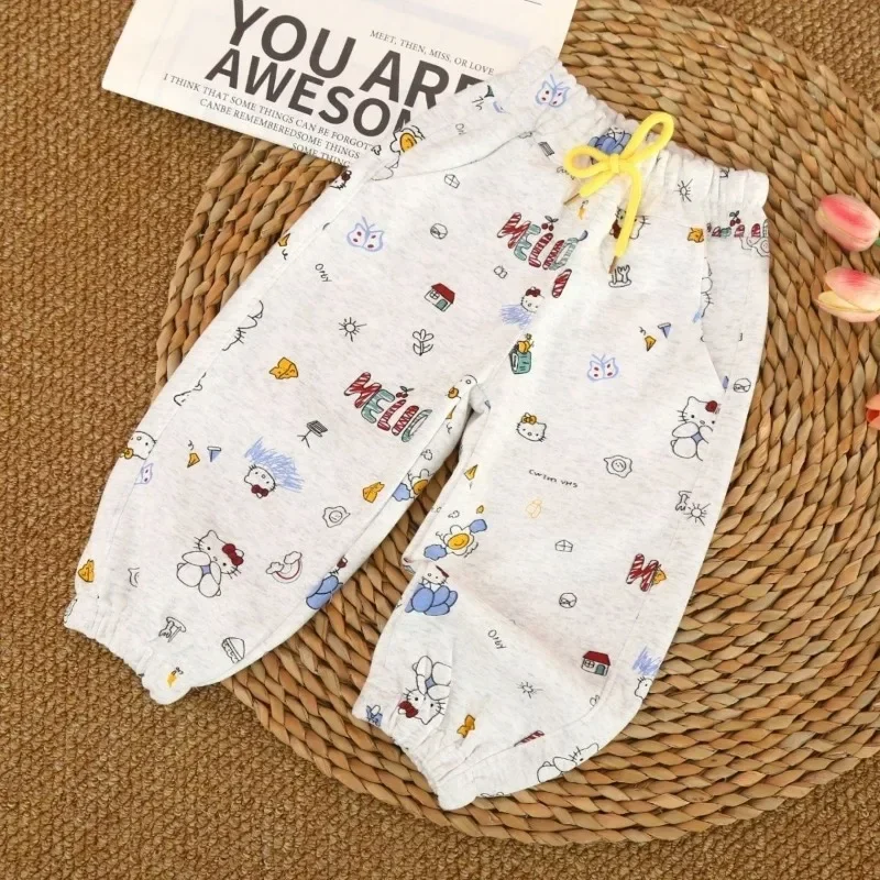 Girly Heart Hello Kitty аниме MINISO спортивные штаны весна осень Kawaii милые детские модные повседневные штаны одежда подарки для детей
Girly Heart Hello Kitty аниме MINISO спортивные штаны весна осень Kawaii милые детские модные повседневные штаны одежда подарки для детей
