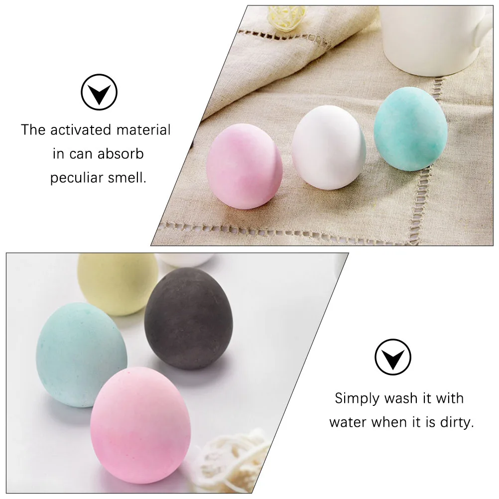 Diatomite Deodorization Egg Reusable Natural Air Freshener Purifier Humidity Ball Wardrobe Fridge Odor Remover Moisture
Diatomite Deodorization Egg Reusable Natural Air Freshener Purifier Humidity Ball Wardrobe Fridge Odor Remover Moisture