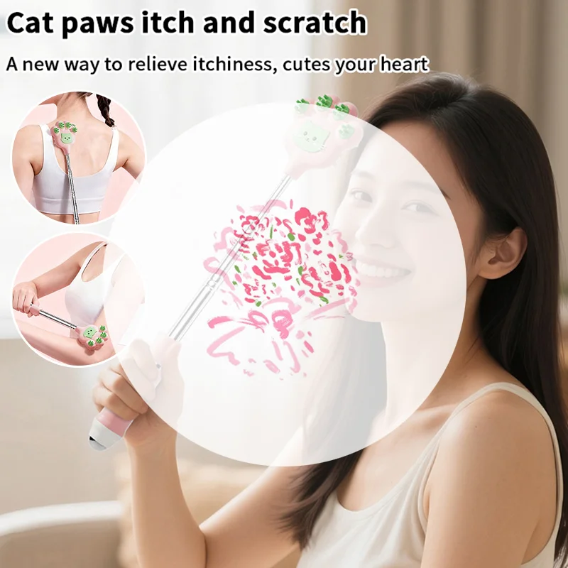 Stainless Steel Stretchable Itchy Scratch Cuet Cat Paw Scratcher With Magnetic Ball Telescopic Back Scratch Tool Point Massage
Stainless Steel Stretchable Itchy Scratch Cuet Cat Paw Scratcher With Magnetic Ball Telescopic Back Scratch Tool Point Massage