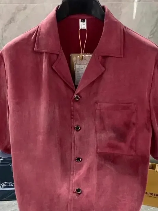 Summer New Men's irt Cuba Collar ort Sve High Quali Faionable Luxury Personali Youthful Sle Tailored Fit irt
Summer New Men's irt Cuba Collar ort Sve High Quali Faionable Luxury Personali Youthful Sle Tailored Fit irt