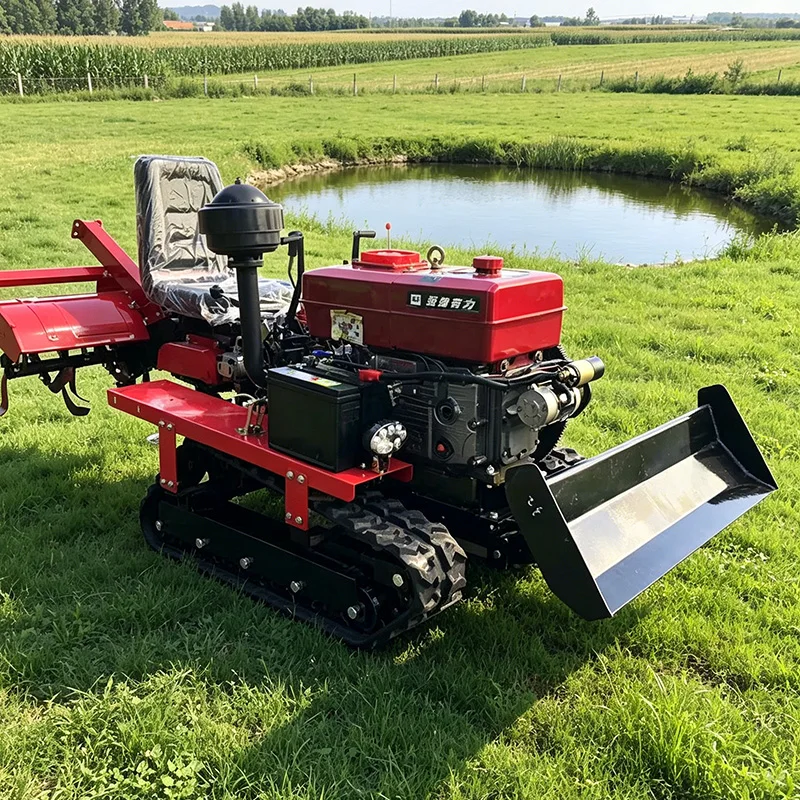 Customized Rotary Tiller, New Design Small Crawler Micro Tiller, Crawler Tractor & Crawler Rotary Tiller
Customized Rotary Tiller, New Design Small Crawler Micro Tiller, Crawler Tractor & Crawler Rotary Tiller