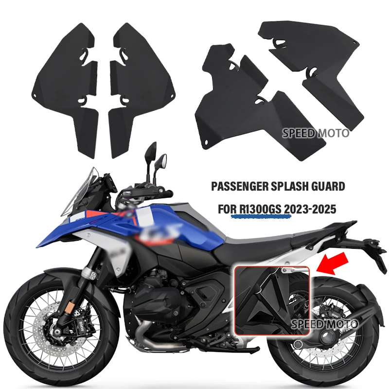 New FOR BMW R1300GS R1300 GS GS1300 Adventure ADV 2023 2024 2025 Rear Side Fender Mudguard Extension Passenger Splash Guard Kit
New FOR BMW R1300GS R1300 GS GS1300 Adventure ADV 2023 2024 2025 Rear Side Fender Mudguard Extension Passenger Splash Guard Kit