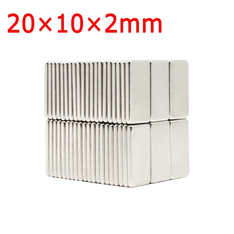 Hot Sale 5 10 20 50 PCS 20mmx10mmx2mm N35 Permanent NdFeB Magnet Rare Earth Neodymium Square Magnet Strong Magnet
Hot Sale 5 10 20 50 PCS 20mmx10mmx2mm N35 Permanent NdFeB Magnet Rare Earth Neodymium Square Magnet Strong Magnet