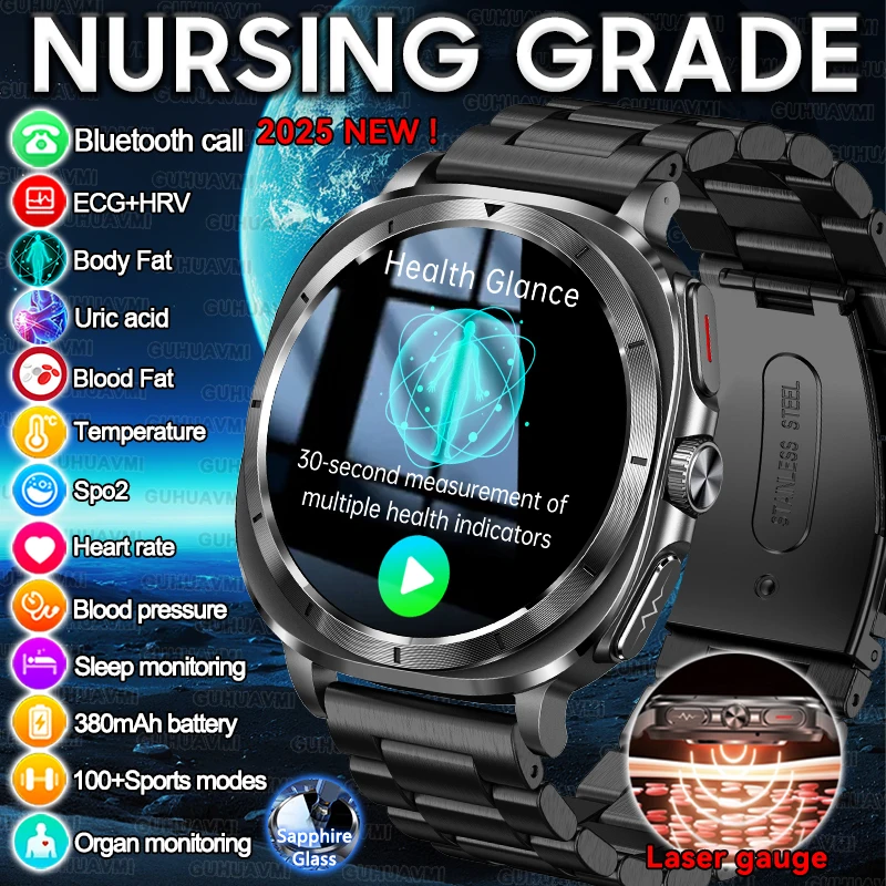 2025 Новинка для Xiaomi Watch Blood Lipids Мочевая кислота SmartWatch для мужчин ЭКГ + PPG Анализ тела BT-вызов Трекер здоровья NFC Смарт-часы для мужчин
2025 Новинка для Xiaomi Watch Blood Lipids Мочевая кислота SmartWatch для мужчин ЭКГ + PPG Анализ тела BT-вызов Трекер здоровья NFC Смарт-часы для мужчин