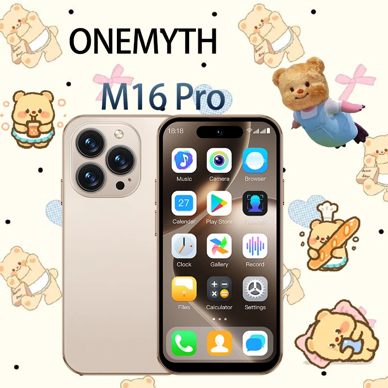 ONEMYTH M16 Pro Mini (4") | Face ID & Dual SIM | 2000mAh Small Phone | 2GB+16GB
ONEMYTH M16 Pro Mini (4") | Face ID & Dual SIM | 2000mAh Small Phone | 2GB+16GB