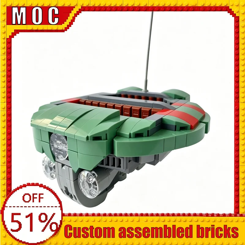 418 PCS Easyride Urban Air Taxi Sci-Fi Hover Transport MOC Future Vehicle Building Blocks Model DIY Assembly Toys Learning Gifts
418 PCS Easyride Urban Air Taxi Sci-Fi Hover Transport MOC Future Vehicle Building Blocks Model DIY Assembly Toys Learning Gifts