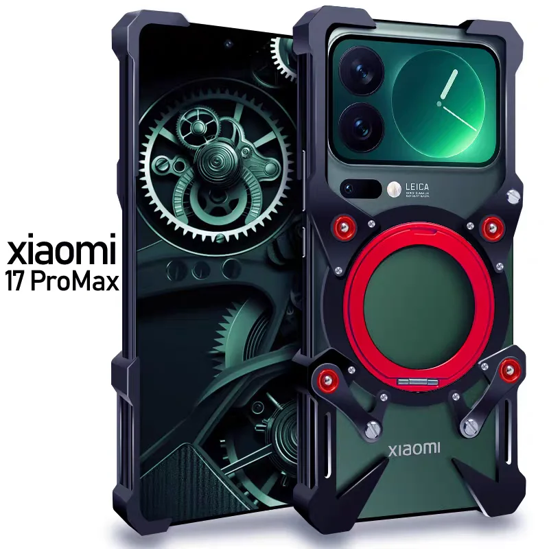 Mechanical Screw Metal Frameless Cover For Xiaomi 17 Pro Max 17Pro 15 Ultra Alloy Hollow Heavy Duty 360 Ring Holder Bracket Case
Mechanical Screw Metal Frameless Cover For Xiaomi 17 Pro Max 17Pro 15 Ultra Alloy Hollow Heavy Duty 360 Ring Holder Bracket Case