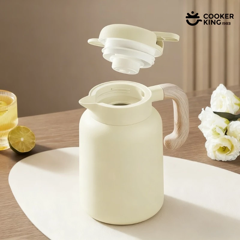 COOKER KING 1L Insulated Kettle with Glass Lining and PP Wooden Handle Insulated Water Bottle Insulated Water Bottle Thermal Mug
COOKER KING 1L Insulated Kettle with Glass Lining and PP Wooden Handle Insulated Water Bottle Insulated Water Bottle Thermal Mug
