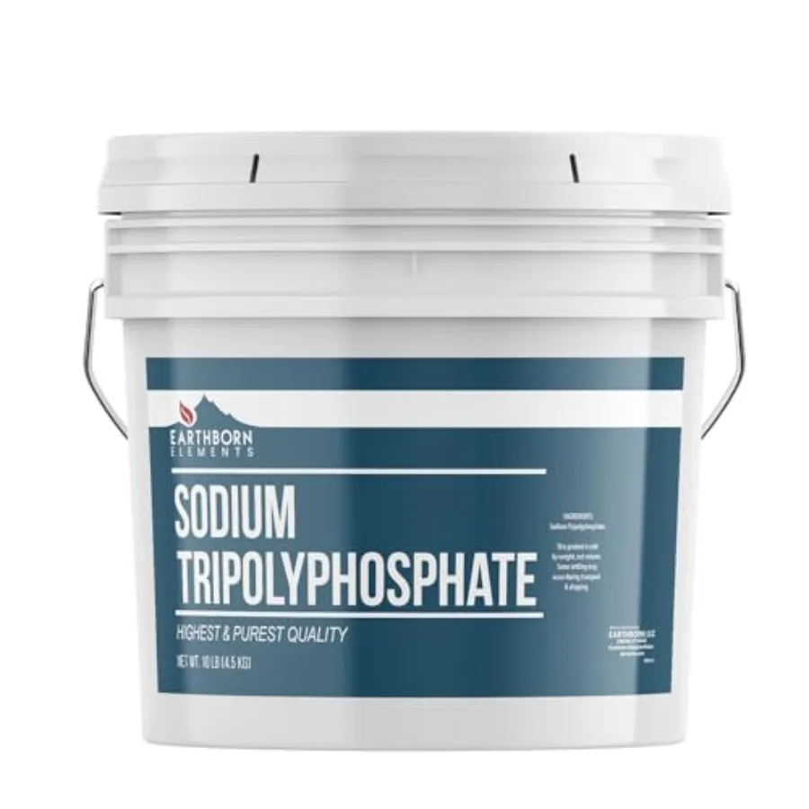 Sodium Tripolyphosphate 1 Gallon Bucket Cleaning Agent Water Softener Laundry Additive Resealable Bucket
Sodium Tripolyphosphate 1 Gallon Bucket Cleaning Agent Water Softener Laundry Additive Resealable Bucket