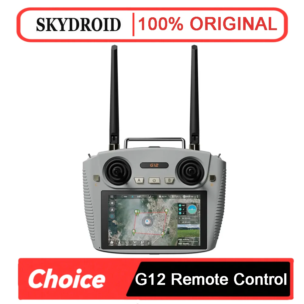 Двухдиапазонный пульт дистанционного управления для дрона Skydroid G12 — 2,4 ГГц/5,8 ГГц, 5,5-дюймовый дисплей 1080P, цифровая передача 20 км
Двухдиапазонный пульт дистанционного управления для дрона Skydroid G12 — 2,4 ГГц/5,8 ГГц, 5,5-дюймовый дисплей 1080P, цифровая передача 20 км