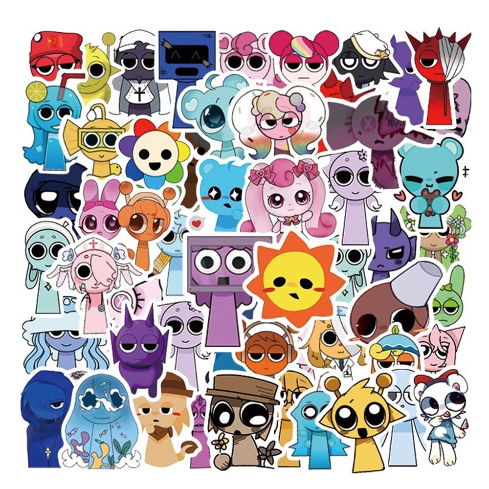 10/30/50pcs Kawaii Cartoon Incredibox Sprunki Stickers Music Game Decals DIY Notebook Phone Guitar Laptop Cute Sticker Kids Toy
10/30/50pcs Kawaii Cartoon Incredibox Sprunki Stickers Music Game Decals DIY Notebook Phone Guitar Laptop Cute Sticker Kids Toy