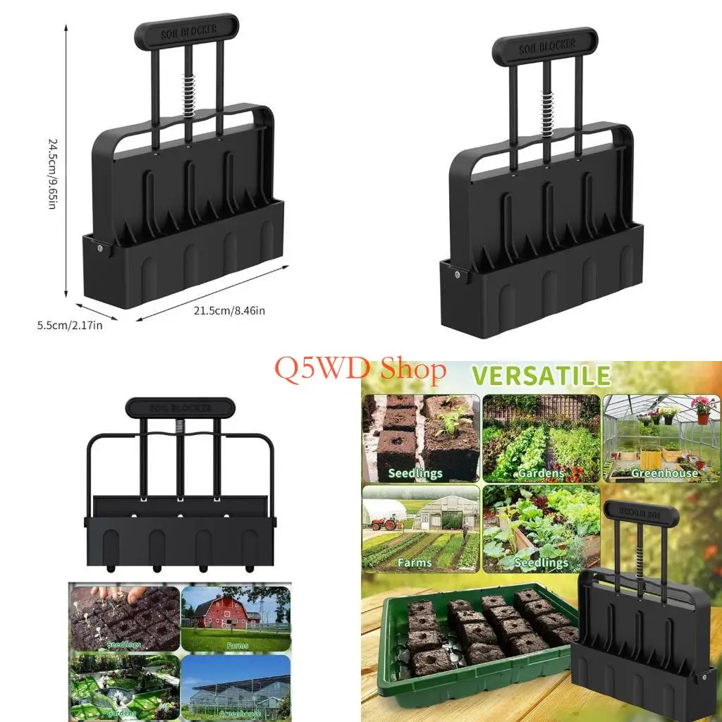 Q5WD Устройство для изготовления почвенных блоков для рассады почвы Устройство для блокировки почвы для рассады Ручной для почвы
Q5WD Устройство для изготовления почвенных блоков для рассады почвы Устройство для блокировки почвы для рассады Ручной для почвы