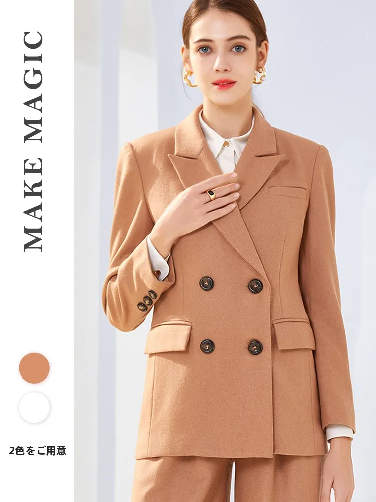 Simple Elegant Multi-Button Workwear Suit Outerwear Women's Fashion Autumn Winter New Arrival Make Magic Woolen Coat
Simple Elegant Multi-Button Workwear Suit Outerwear Women's Fashion Autumn Winter New Arrival Make Magic Woolen Coat