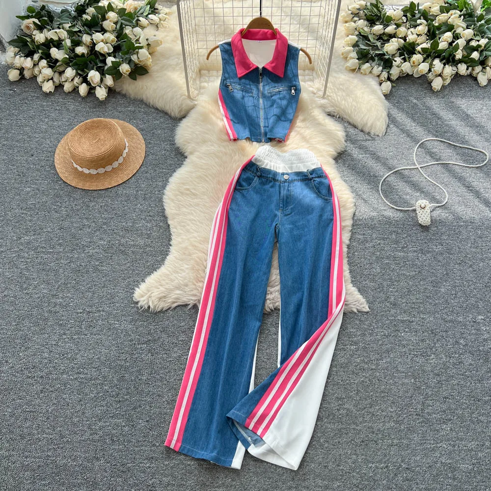 Женский комплект, легкий плиссированный топ с короткими рукавами и цветочным принтом в зрелом стиле + повседневные брюки с высокой талией, комплект из двух предметов
Женский комплект, легкий плиссированный топ с короткими рукавами и цветочным принтом в зрелом стиле + повседневные брюки с высокой талией, комплект из двух предметов