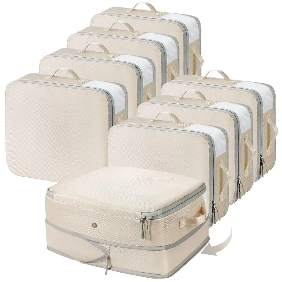 Clothes Storage Bag 8 Pack, 19L Compression Storage Bags for Sweater, Closet, Sheet Storage Organizer with Window Handle, Compre
Clothes Storage Bag 8 Pack, 19L Compression Storage Bags for Sweater, Closet, Sheet Storage Organizer with Window Handle, Compre