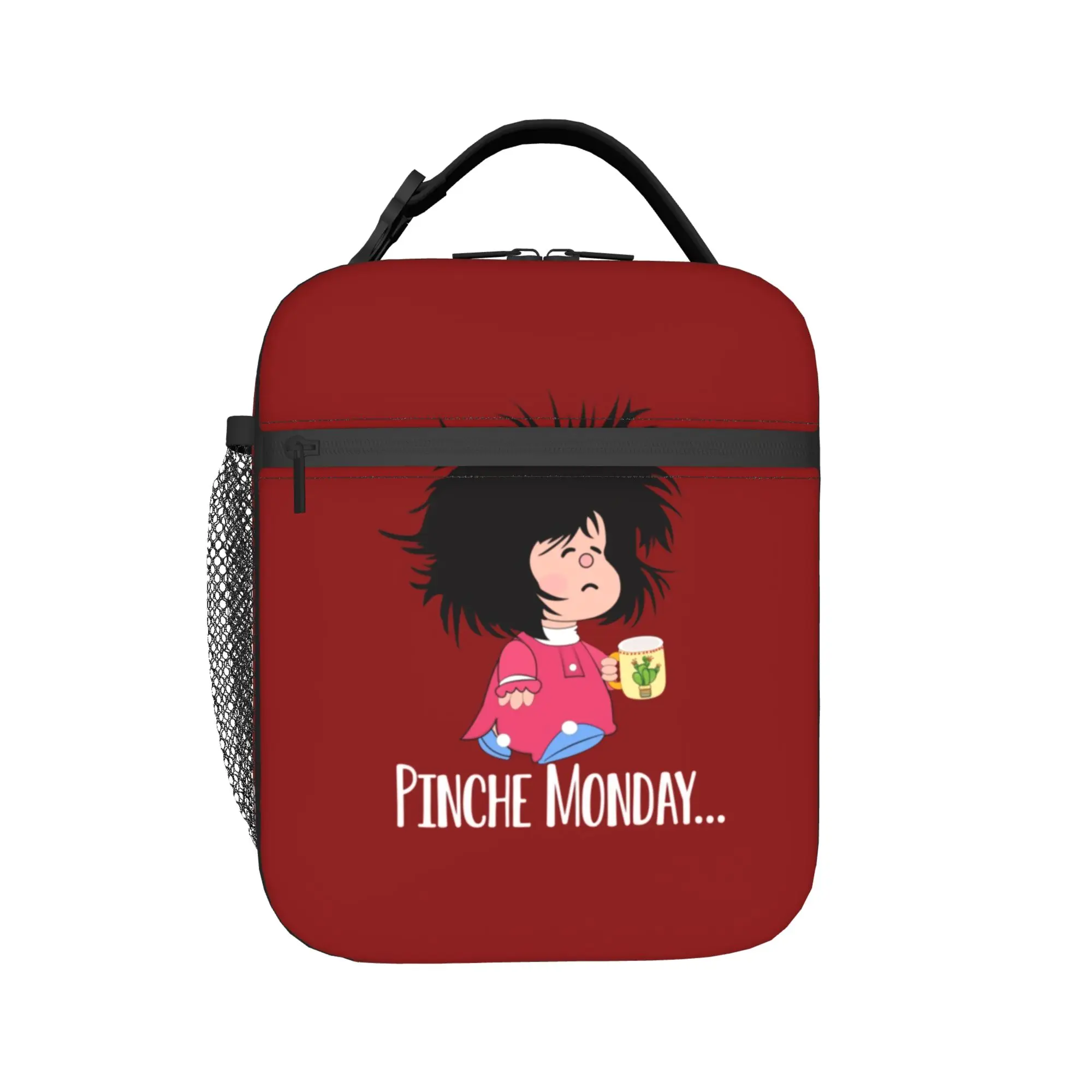 Custom Humor Mafaldas Quino Comic Cartoon Manga Lunch Bag Women Thermal Cooler Insulated Lunch Boxes for School
Custom Humor Mafaldas Quino Comic Cartoon Manga Lunch Bag Women Thermal Cooler Insulated Lunch Boxes for School