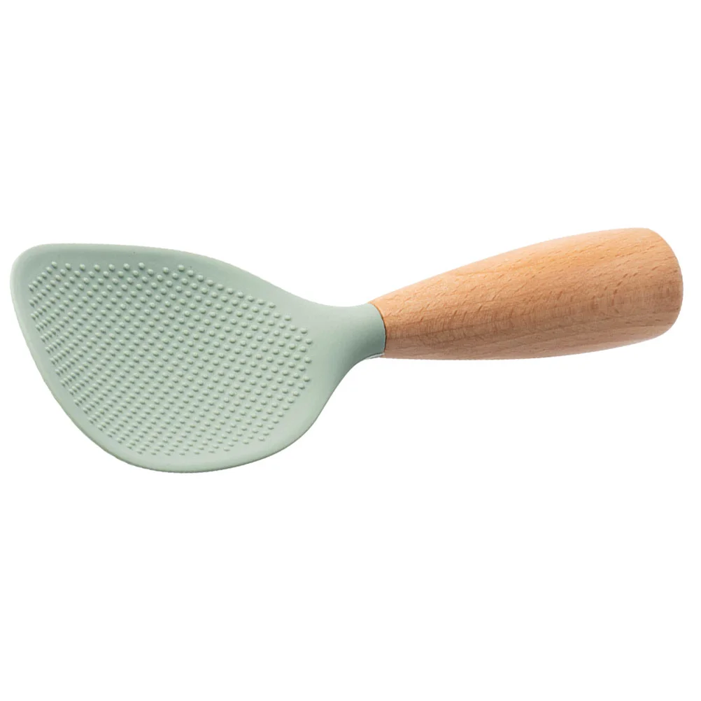 Silicone Rice Spoon Reusable Standable Ladle Spatula Anti Heat Resistant Transparent Non Stick Kitchen
Silicone Rice Spoon Reusable Standable Ladle Spatula Anti Heat Resistant Transparent Non Stick Kitchen