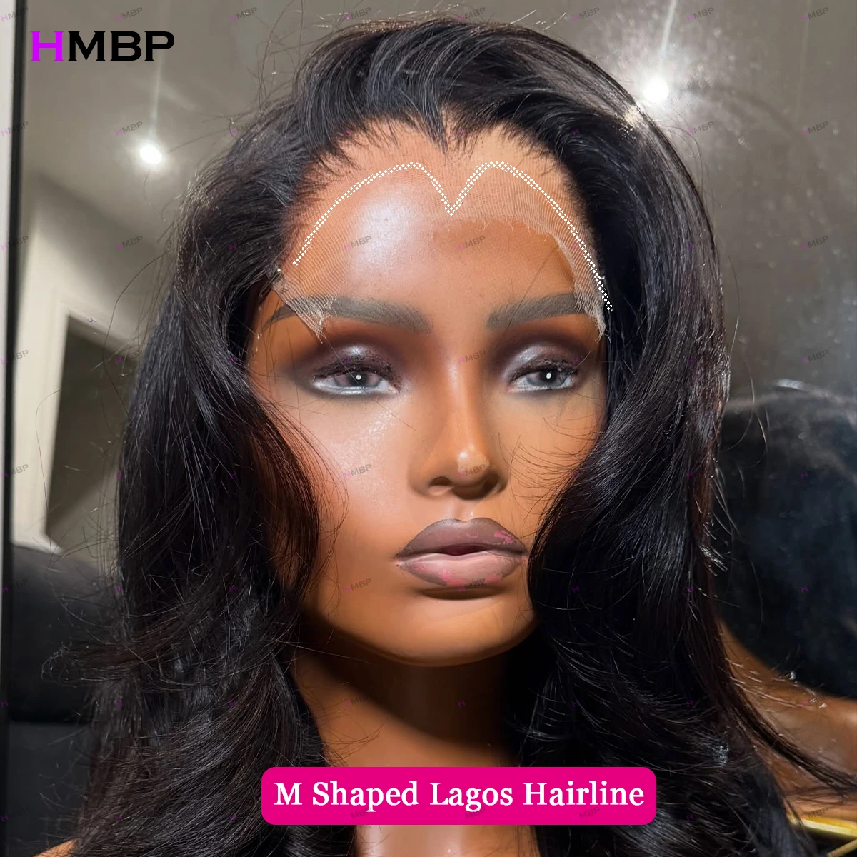 M Shaped Lagos Hairline Body Wave Wig 360 HD Glueless Lace Frontal Wigs Human Hair Ready To Wear Pre Plucked M Hairline Wig HMBP
M Shaped Lagos Hairline Body Wave Wig 360 HD Glueless Lace Frontal Wigs Human Hair Ready To Wear Pre Plucked M Hairline Wig HMBP