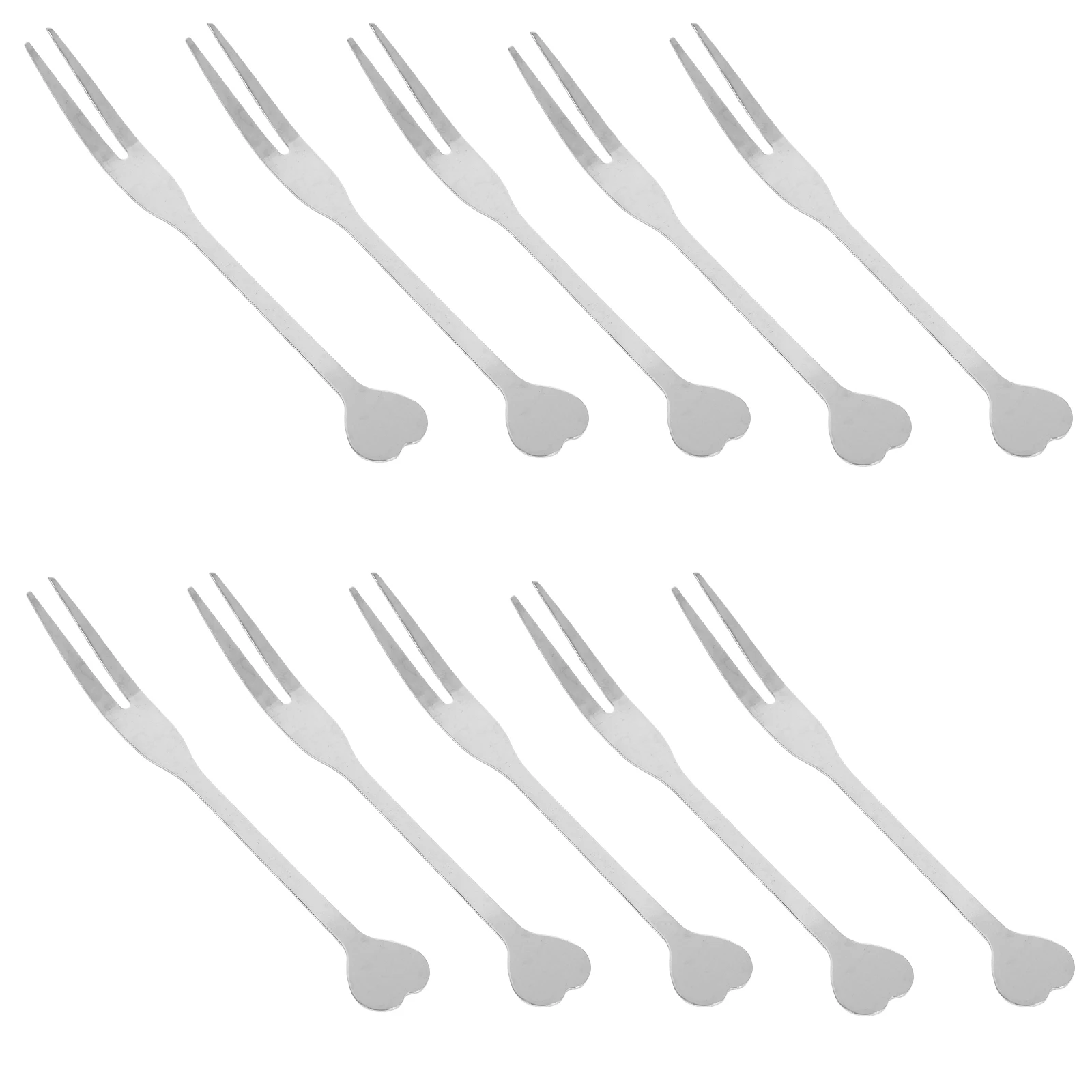10pcs Steel Fruit Forks Reusable Picks for Party Wedding Fruit Picks For Party Heart Shape Safe Bar Use
10pcs Steel Fruit Forks Reusable Picks for Party Wedding Fruit Picks For Party Heart Shape Safe Bar Use