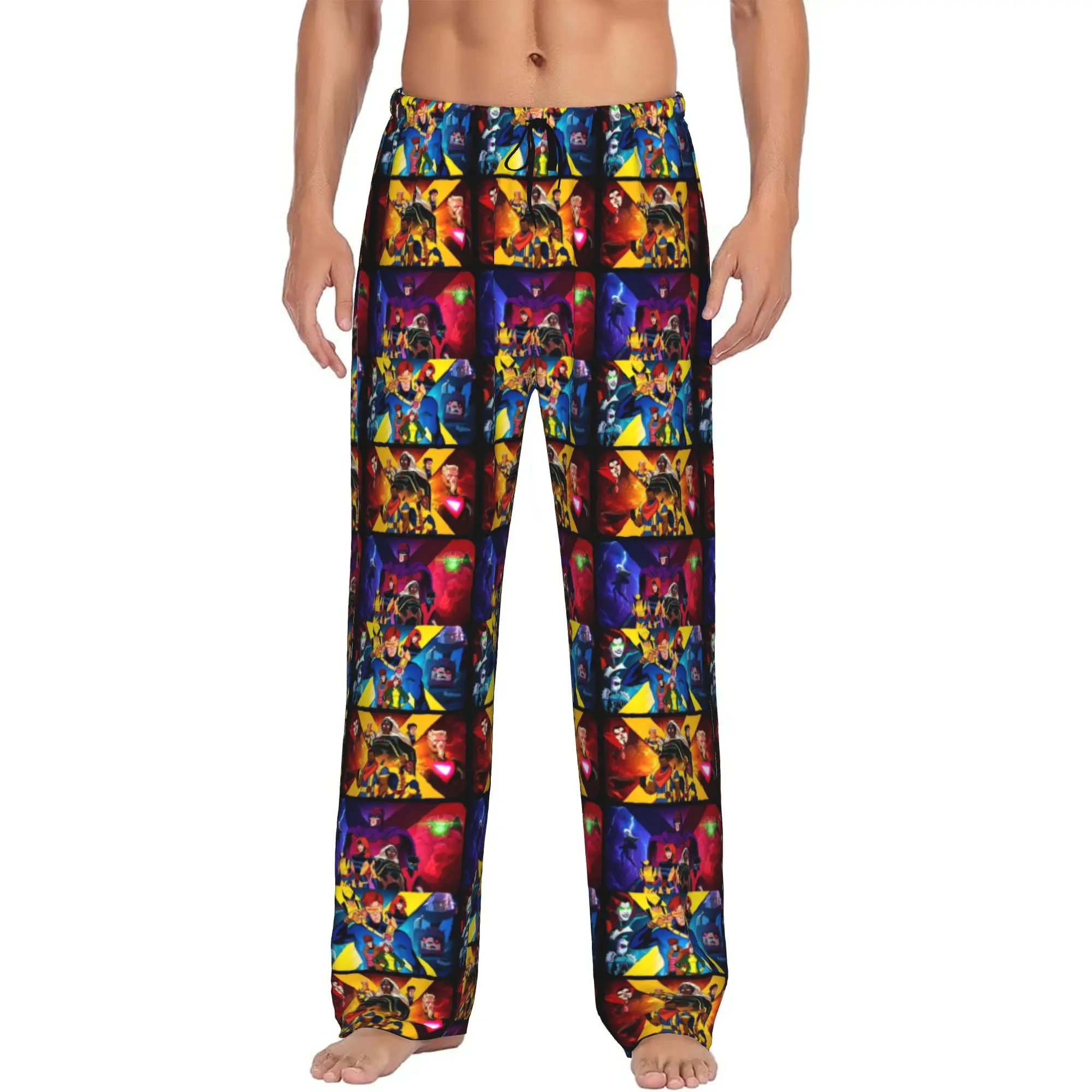 Custom X-X-Men Anime Pajama Pants Sleepwear Men's Elastic Waistband Sleep Lounge Bottoms with Pockets
Custom X-X-Men Anime Pajama Pants Sleepwear Men's Elastic Waistband Sleep Lounge Bottoms with Pockets