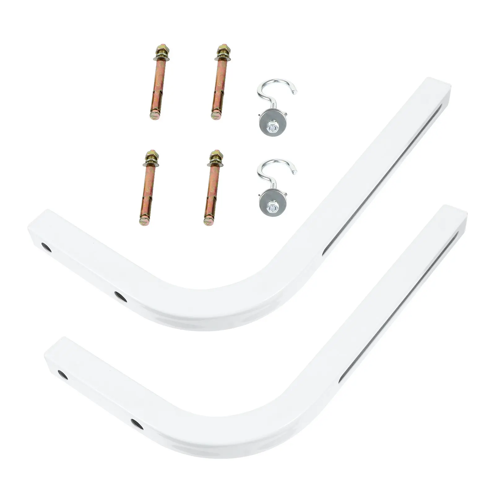 2Pcs Projector Screen Wall Brackets Metal L-Shape Holder Hooks Compatible with Manual Screens for Wood Drywall
2Pcs Projector Screen Wall Brackets Metal L-Shape Holder Hooks Compatible with Manual Screens for Wood Drywall