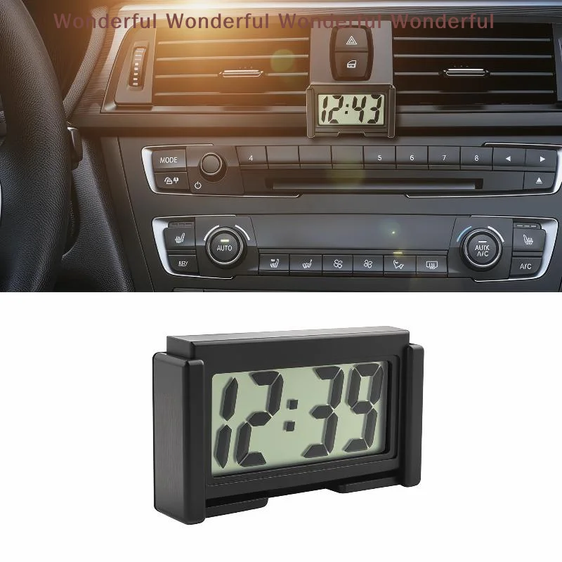 Large Screen LCD Car Dashboard Digital Clock 12V Mini Portable Vehicle Time Display for Dashboard Usage and Driving Assistance
Large Screen LCD Car Dashboard Digital Clock 12V Mini Portable Vehicle Time Display for Dashboard Usage and Driving Assistance