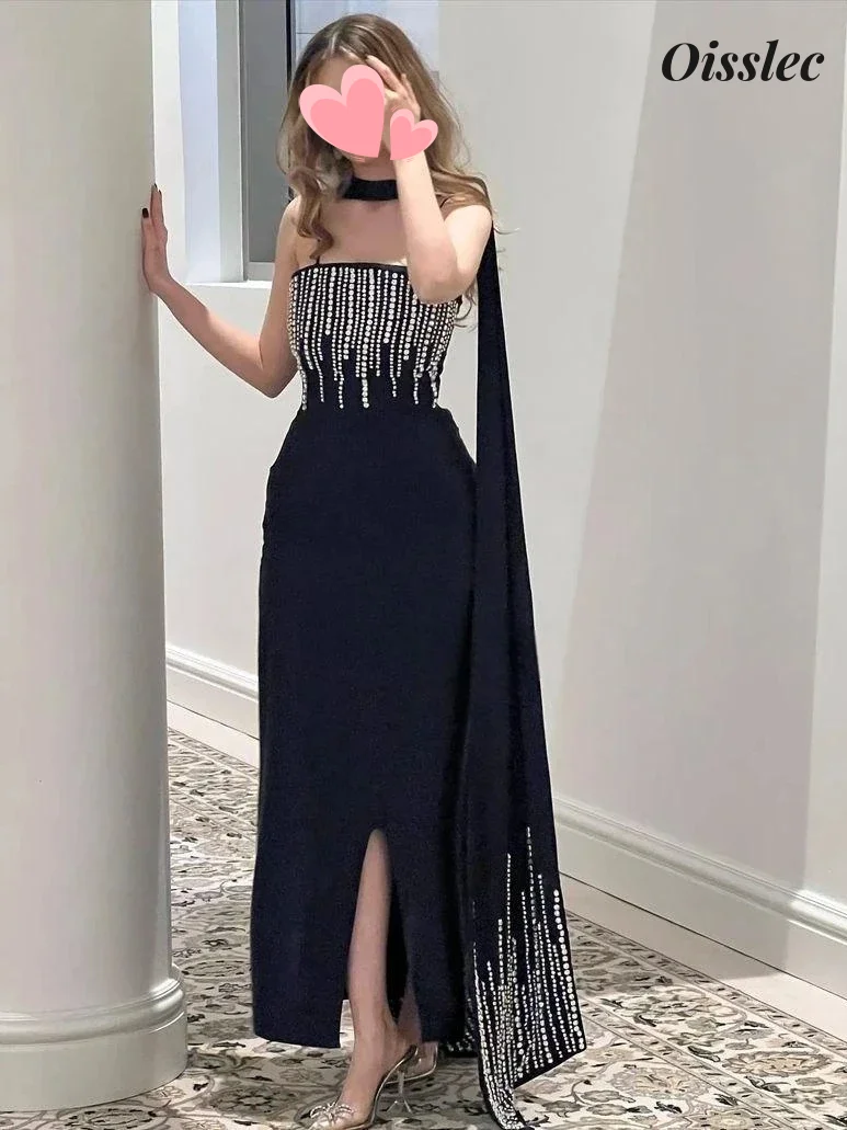 Oisslec Dress Elegant Vintage Sexy Navy Blue Satin Crystal Beading Customize Formal Occasion Prom Dress Evening Party Gowns
Oisslec Dress Elegant Vintage Sexy Navy Blue Satin Crystal Beading Customize Formal Occasion Prom Dress Evening Party Gowns