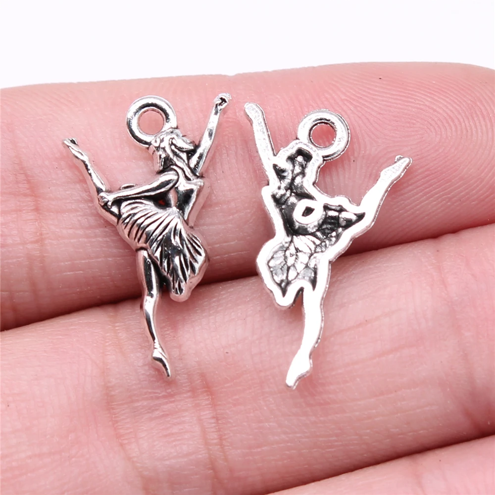 150pcs Charms Wholesale 24x14mm Ballet Charms Wholesale Antique Silver Color Pendant For Jewelry Making DIY Jewelry Findings
150pcs Charms Wholesale 24x14mm Ballet Charms Wholesale Antique Silver Color Pendant For Jewelry Making DIY Jewelry Findings